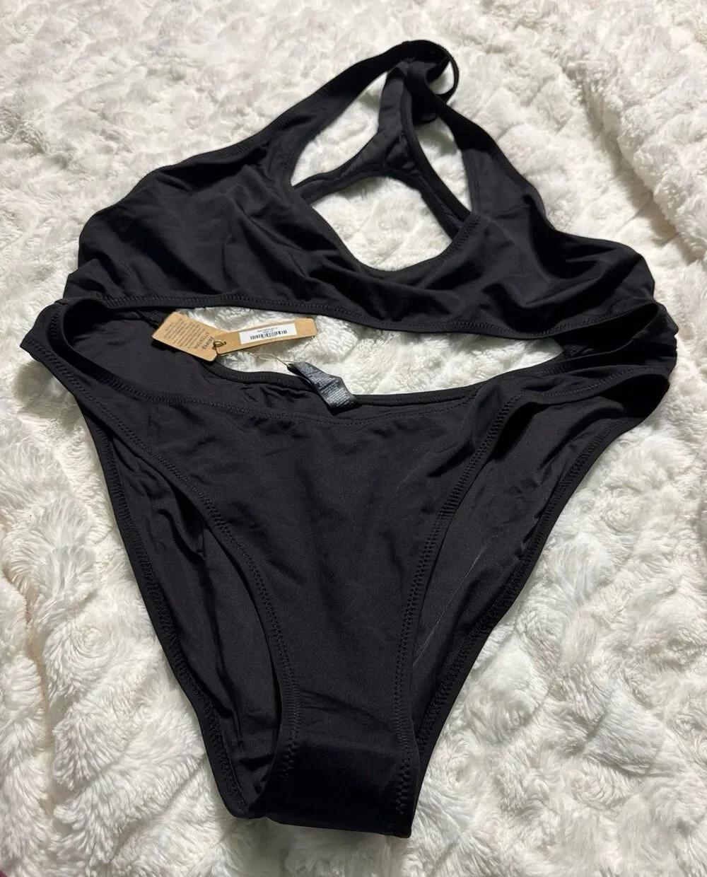 Skims swim Cut Out Monokini Swimsuit one piece Onyx 2x